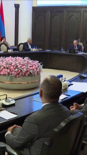 Премьер-министр Армении Никол Пашинян делает заявление об экспорте в ЕС