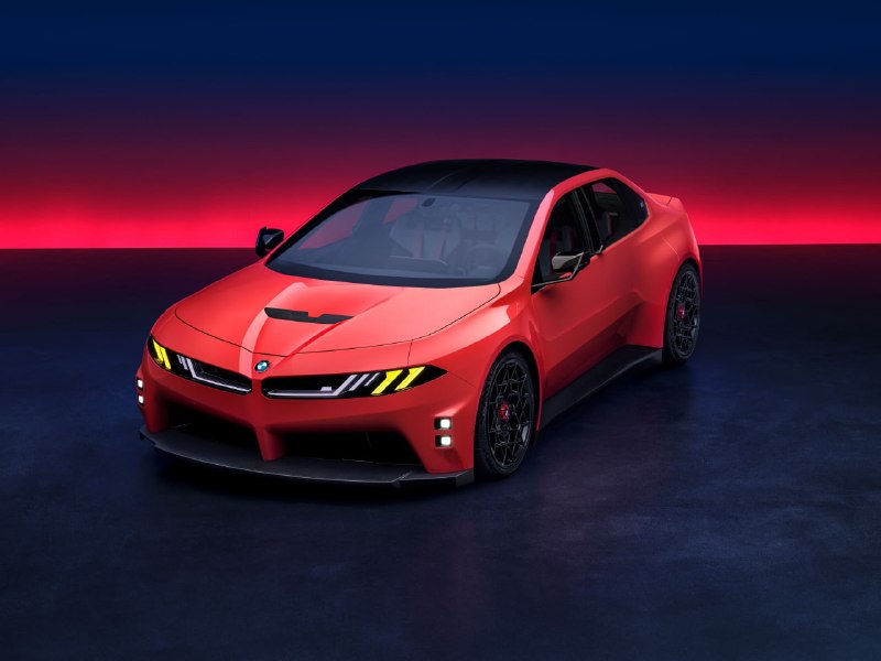 Новая электрическая BMW M3 на презентации, 2027 год