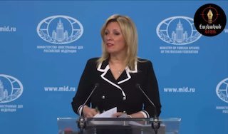 Мария Захарова на брифинге МИД России комментирует учения Eagle Partner 2026 в Армении