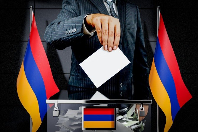 Избирательный участок в Нор-Норке во время парламентских выборов 2026 года