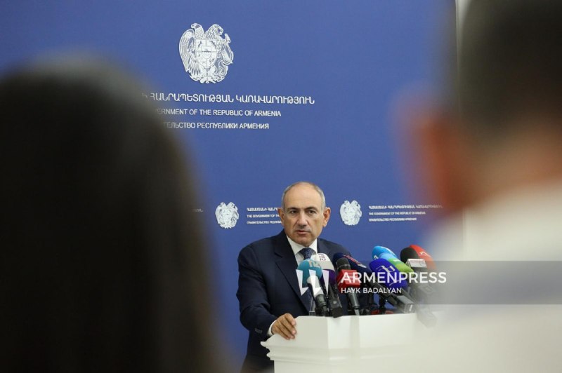 Никол Пашинян на брифинге в Ереване, 9 июля 2025 года