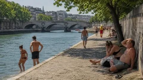 Аномальная жара во Франции, более 2000 погибших