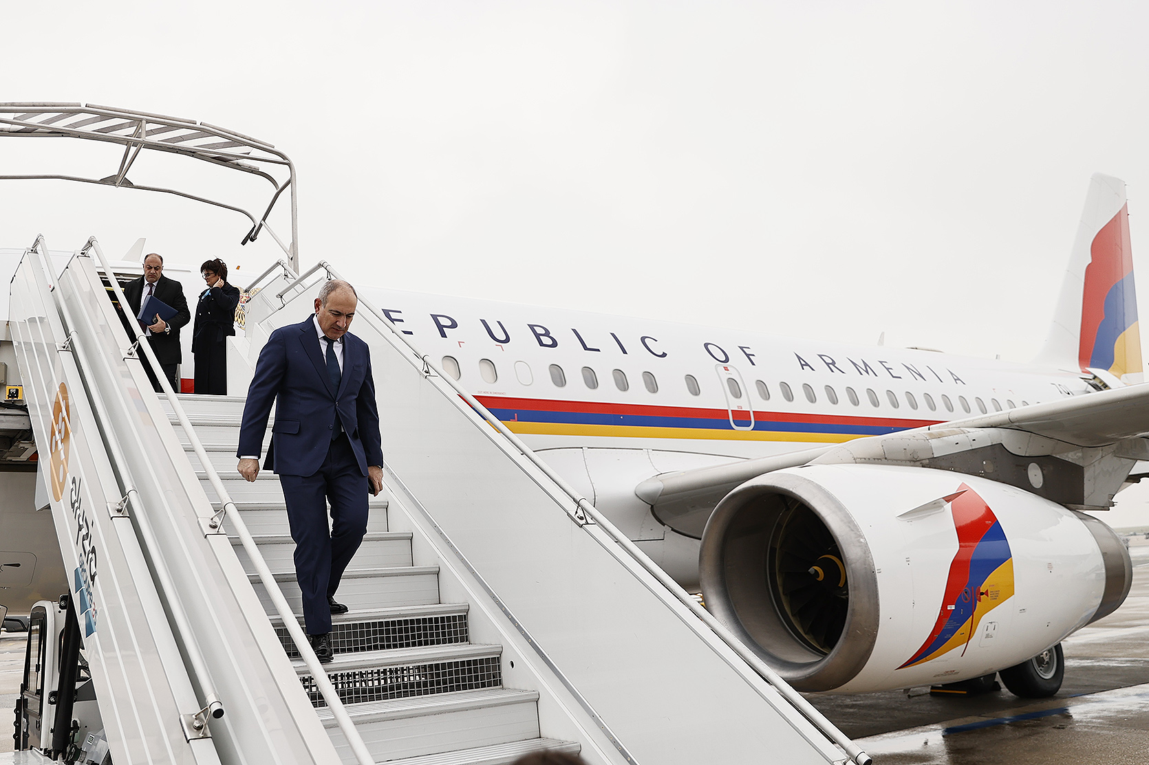 Никол Пашинян перед вылетом в Россию с рабочим визитом