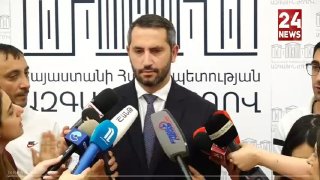 Рубен Рубинян выступает на встрече с жителями Нор-Норка, Ереван