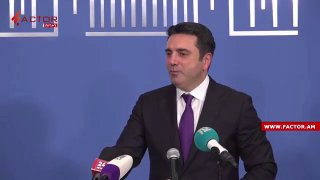 Ален Симонян и Никол Пашинян на предвыборном мероприятии в Нор-Норке