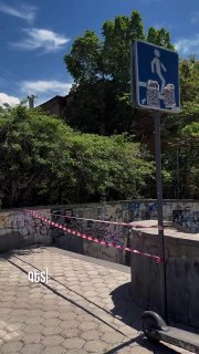Фреска или граффити на фасаде дома в Нор-Норке, Ереван