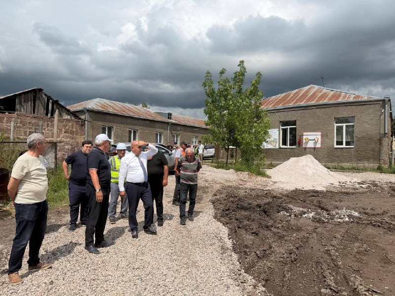 Строительство новой школы в Нор-Норке в рамках госпрограммы