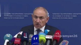 Премьер-министр Армении Никол Пашинян на переговорах с правительством РФ