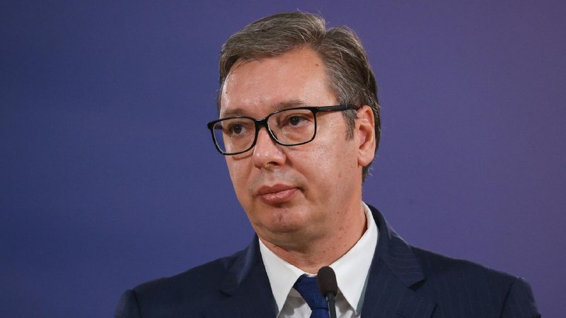 Президент Сербии Александр Вучич на пресс-конференции, Нор-Норк