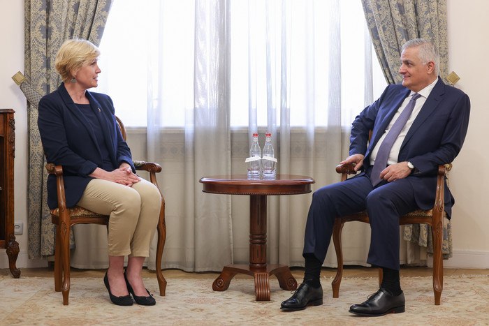 Встреча вице-премьера Армении Мгера Григоряна с послом Эстонии в Нор-Норке