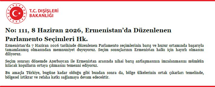 Здание МИД Турции на фоне флагов Турции и Армении, выборы в Армении 7 июня 2026