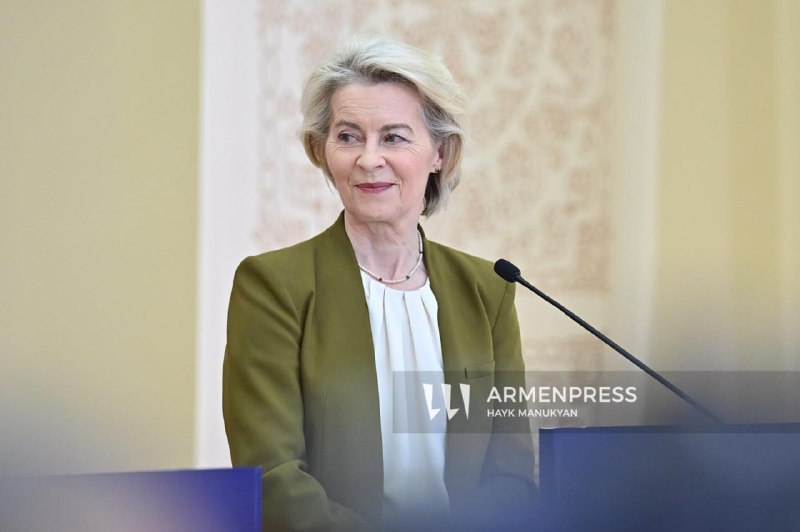 Никол Пашинян на брифинге в Ереване говорит о визите Урсулы фон дер Ляйен